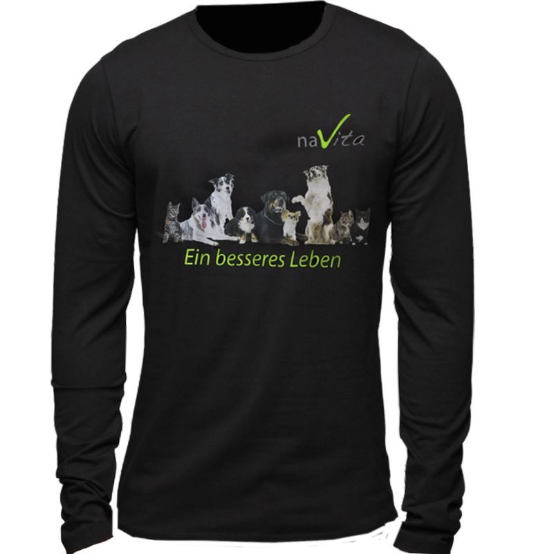 T-Shirt langarm tailliert S